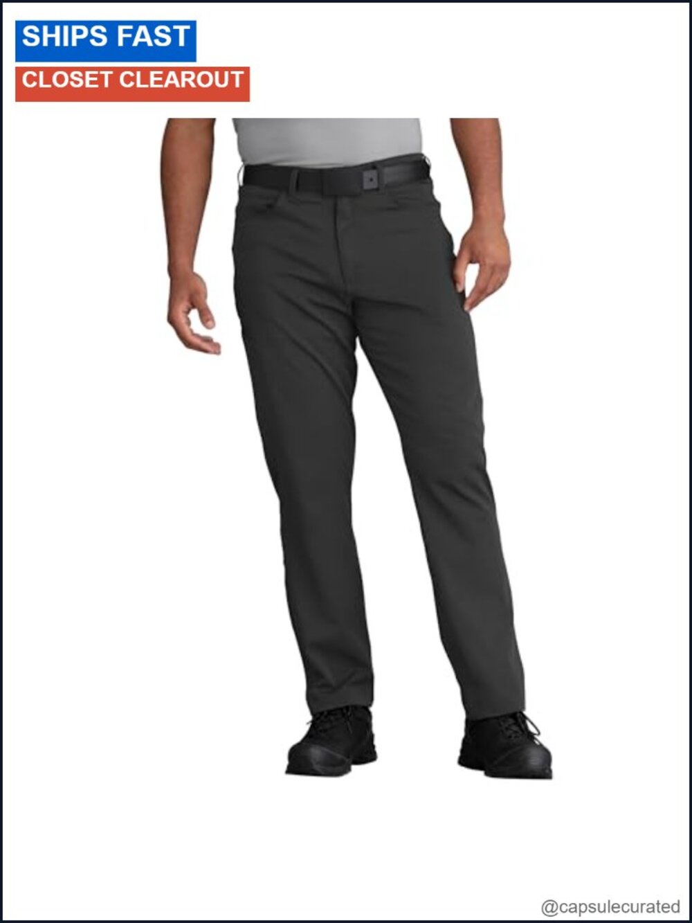 Men's Cooling Work Pants UPF 50 Polyester Cotton Stretch